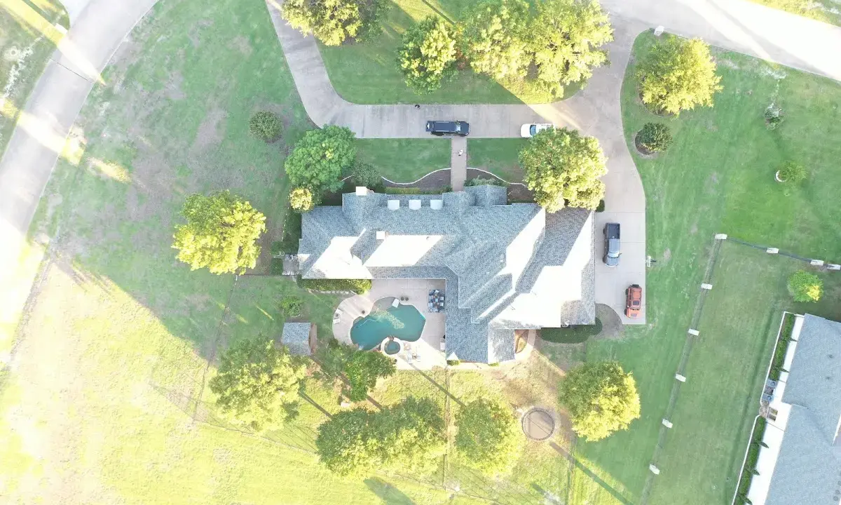 New shingle roof installation on a home in Nixa